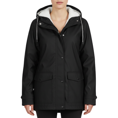 Women's Waterproof and Windproof Jacket with Hood