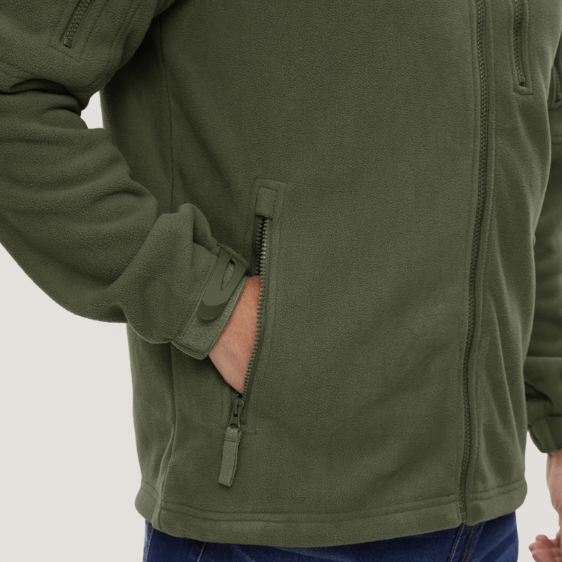 Men's Fleece Jacket Hiking Outdoor