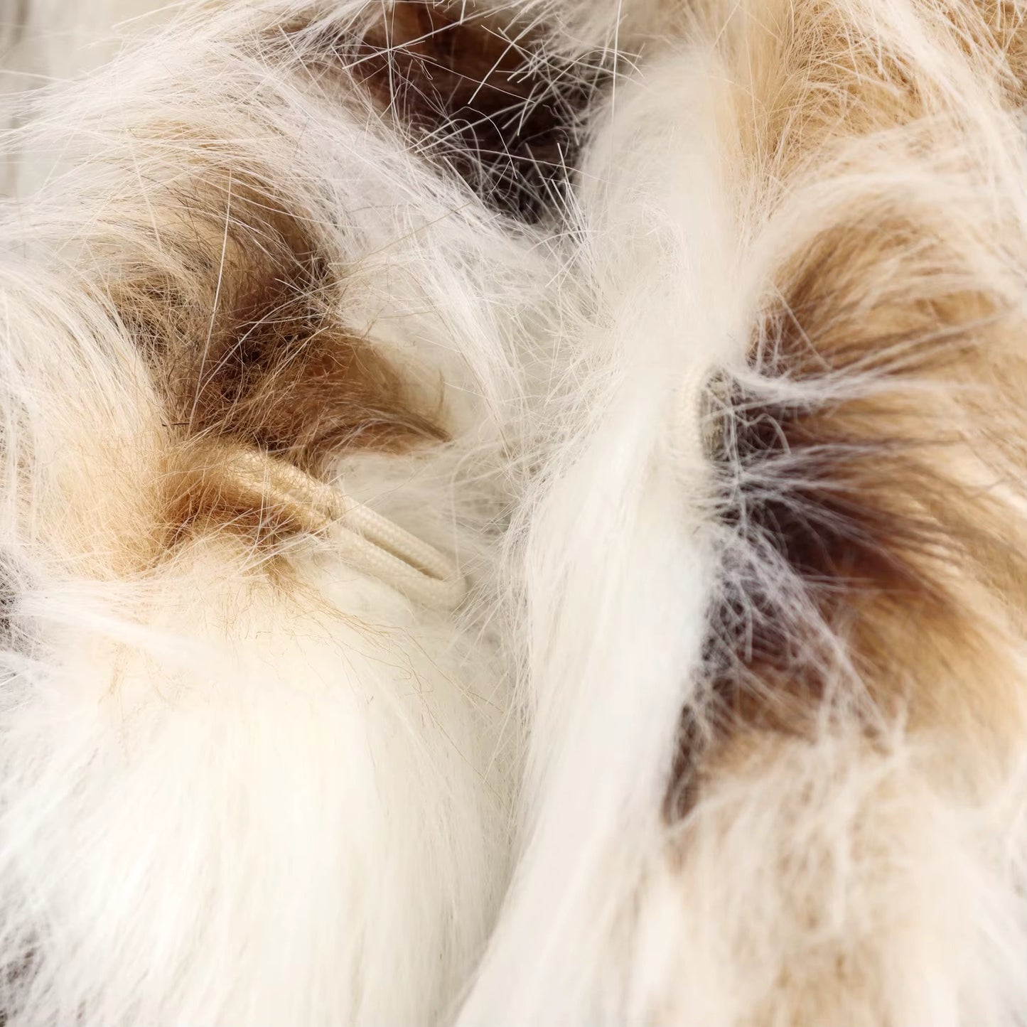 Veste d'hiver en fourrure moelleuse