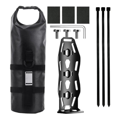 Waterproof Bike Fork Bags, Set of 2 x 5-7 L with Mounting Kit for Bikepacking