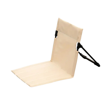 Chaise de Sol Pliable Ultra-Légère 500 g, Cadre Aluminium et Tissu Oxford 600D pour Camping