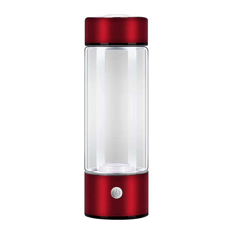 Hydrogen Generator Water Bottle - 420ml Glass Bottle