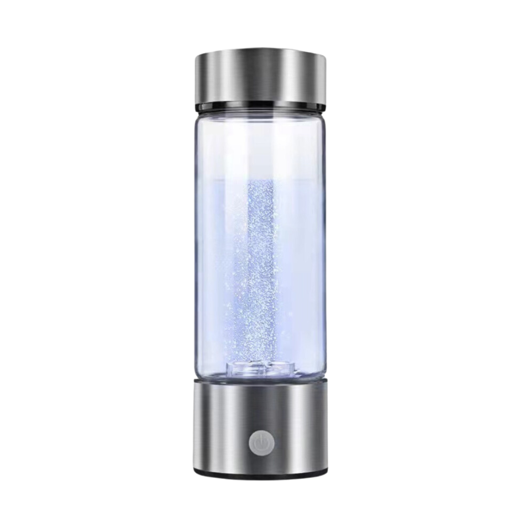 Hydrogen Generator Water Bottle - 420ml Glass Bottle
