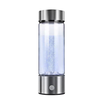 Hydrogen Generator Water Bottle - 420ml Glass Bottle