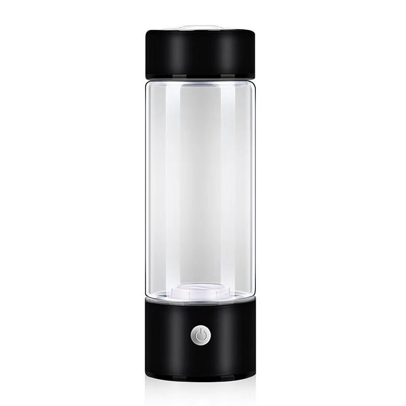 Hydrogen Generator Water Bottle - 420ml Glass Bottle