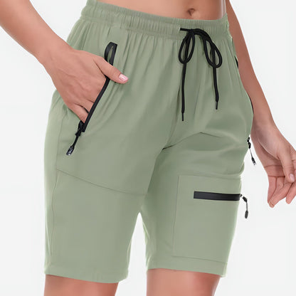 Lightweight and Water-Repellent Women's Trekking Shorts