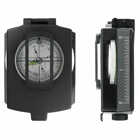 Boussole de Randonnée Compacte avec Clinomètre et Cadran Lumineux