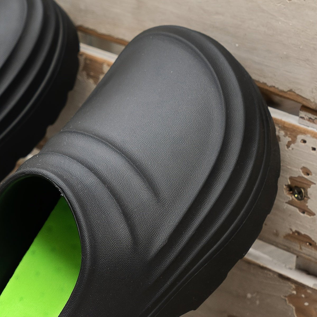 Water-Resistant Slip-On Clogs with Padded Sole