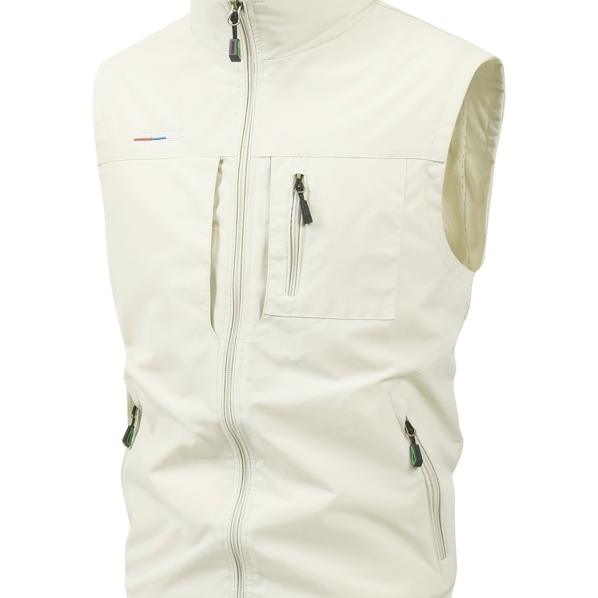 Lightweight Men's Vest with Multiple Pockets for Outdoor Activities