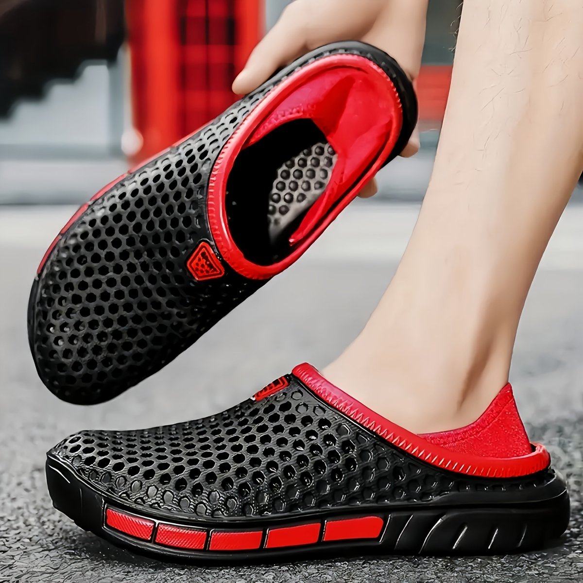 Breathable and Lightweight Outdoor Slip-On Sandals