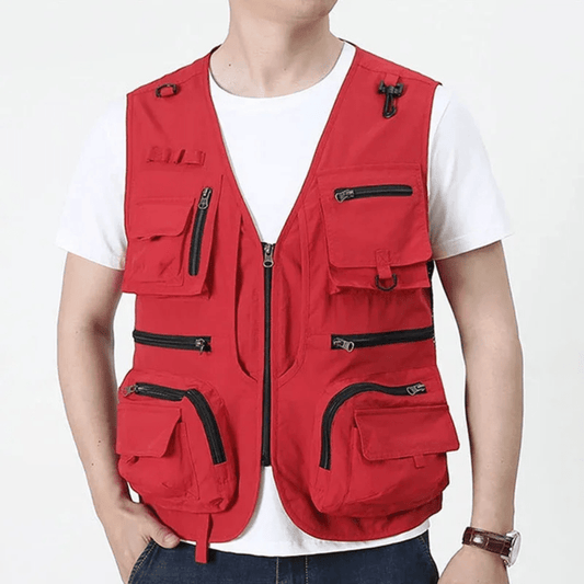 Gilet Utilitaire Respirant Léger Multi-Poches