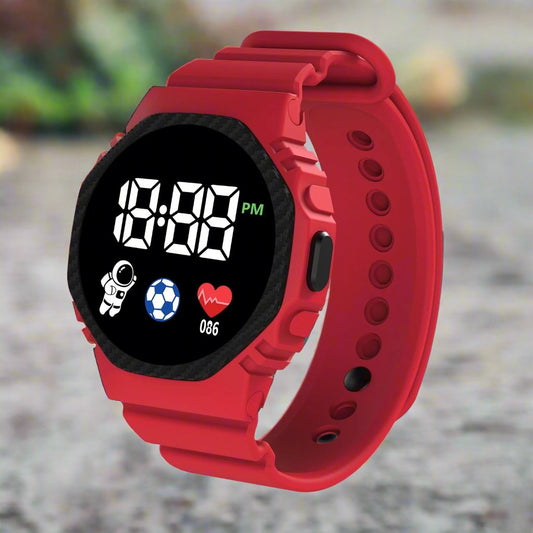 Children's Digital Watch Waterproof Durable Outdoor Design