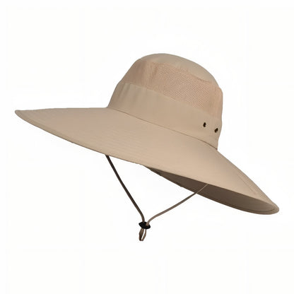 Chapeau de Randonnée Large Bord Respirant et Ajustable