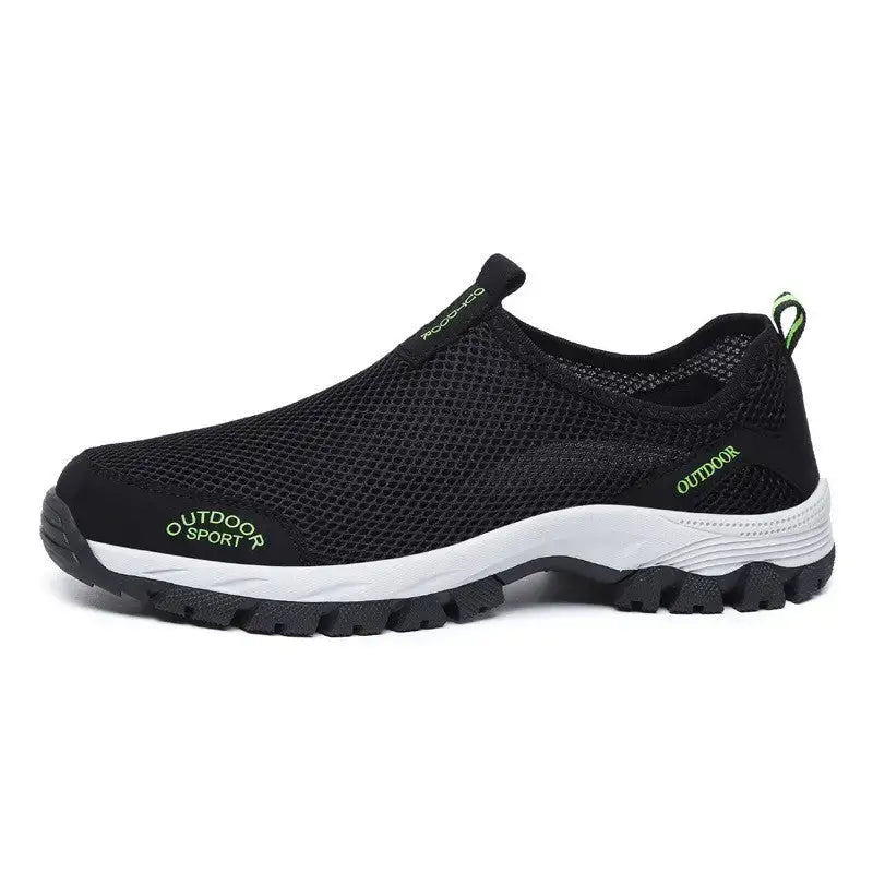 Chaussures de Randonnée Homme sans Lacet en Mesh Respirant et Légères