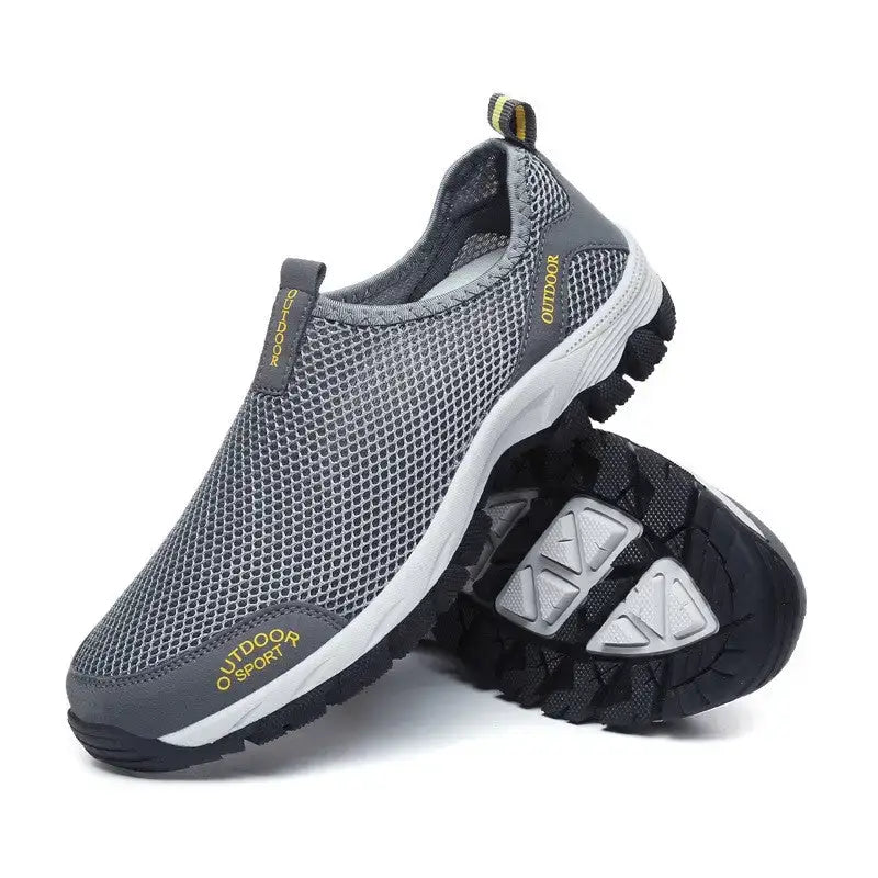 Chaussures de Randonnée Homme sans Lacet en Mesh Respirant et Légères