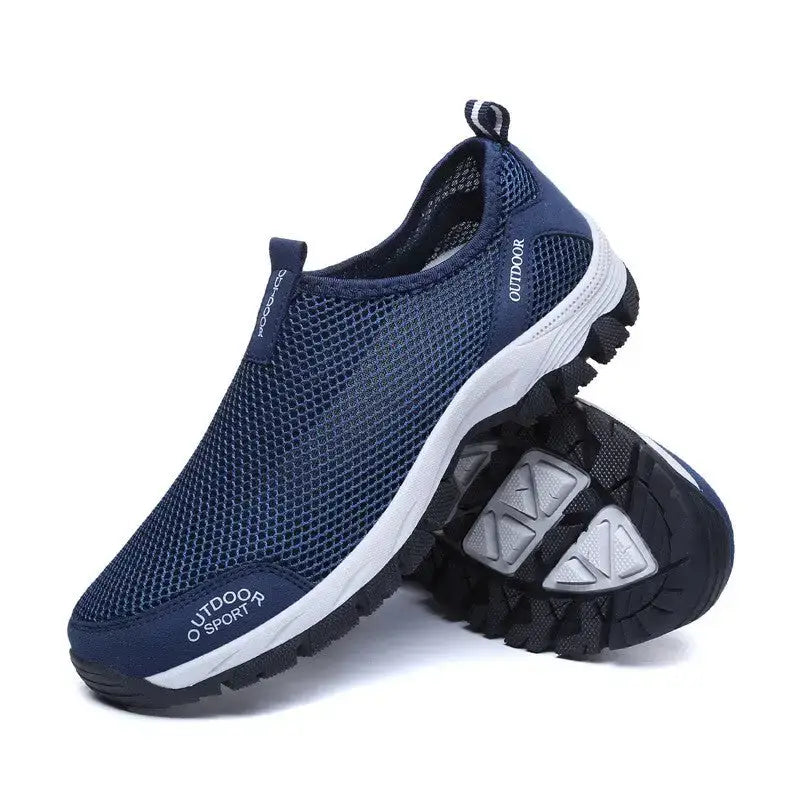 Chaussures de Randonnée Homme sans Lacet en Mesh Respirant et Légères