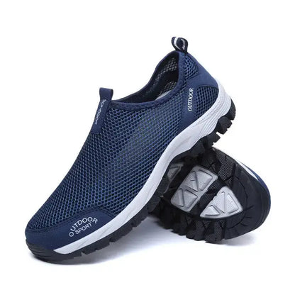 Chaussures de Randonnée Homme sans Lacet en Mesh Respirant et Légères