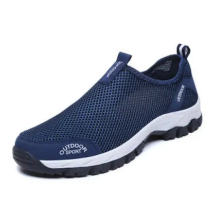 Chaussures de Randonnée Homme sans Lacet en Mesh Respirant et Légères