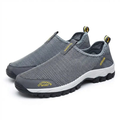 Chaussures de Randonnée Homme sans Lacet en Mesh Respirant et Légères