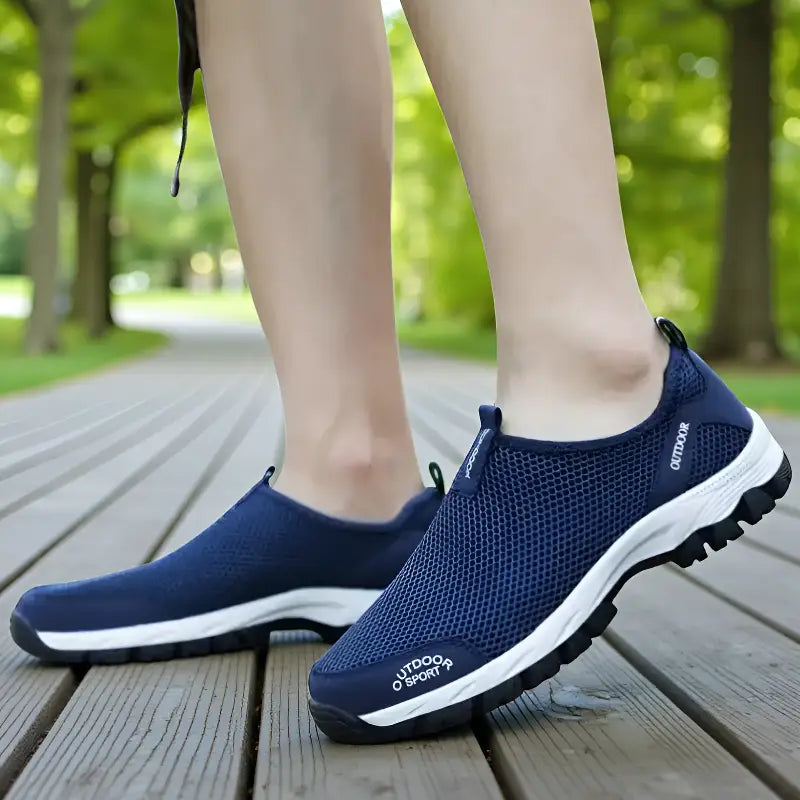 Chaussures de Randonnée Homme sans Lacet en Mesh Respirant et Légères
