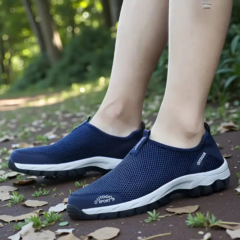Chaussures de Randonnée Homme sans Lacet en Mesh Respirant et Légères