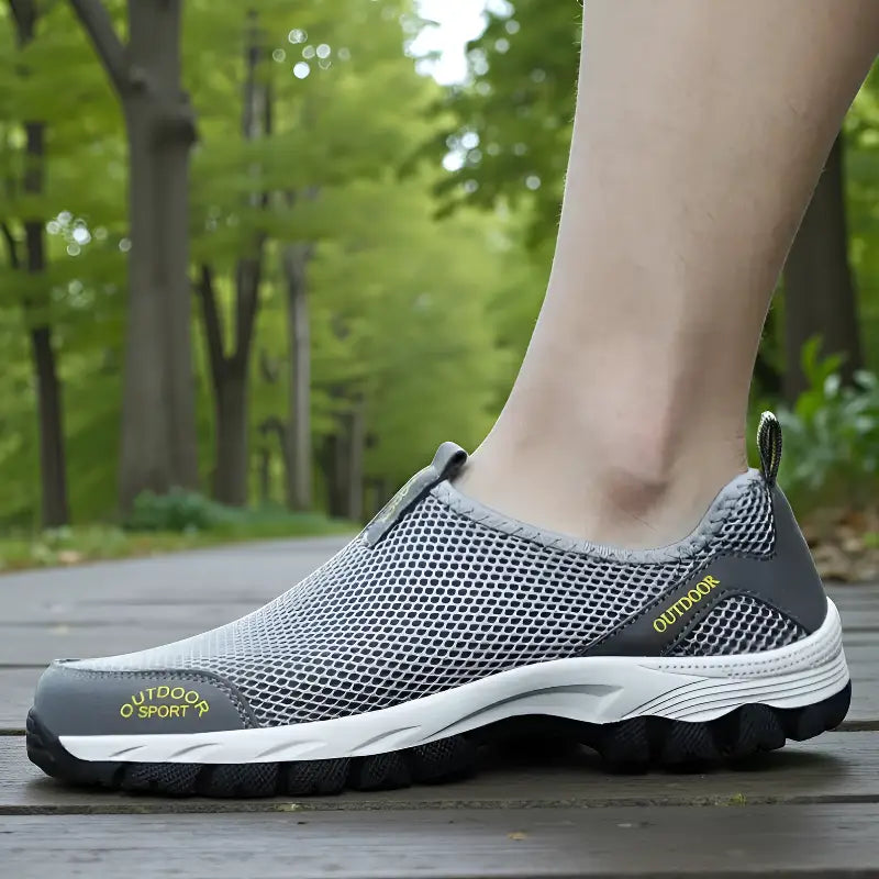 Chaussures de Randonnée Homme sans Lacet en Mesh Respirant et Légères