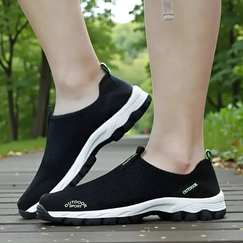 Chaussures de Randonnée Homme sans Lacet en Mesh Respirant et Légères