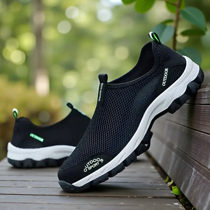 Chaussures de Randonnée Homme sans Lacet en Mesh Respirant et Légères