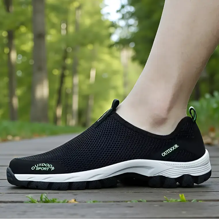 Chaussures de Randonnée Homme sans Lacet en Mesh Respirant et Légères