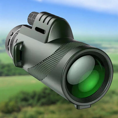 Monoculaire Compact 600x Ultra-Zoom HD, Léger avec Lentilles Traitées pour Observation