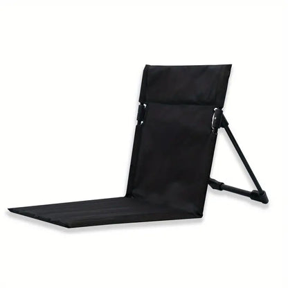 Chaise de Sol Pliable Ultra-Légère 500 g, Cadre Aluminium et Tissu Oxford 600D pour Camping