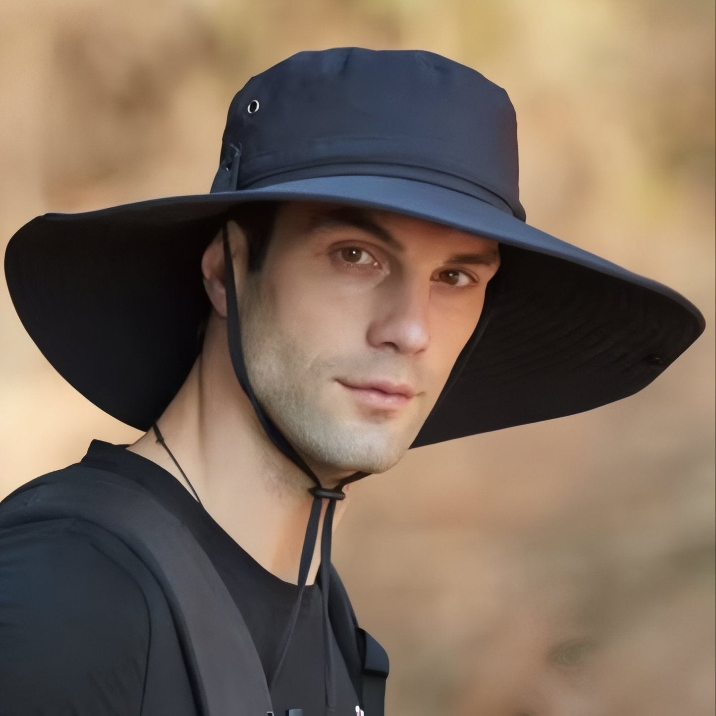 Chapeau Trekking Homme Imperméable À Large Bord