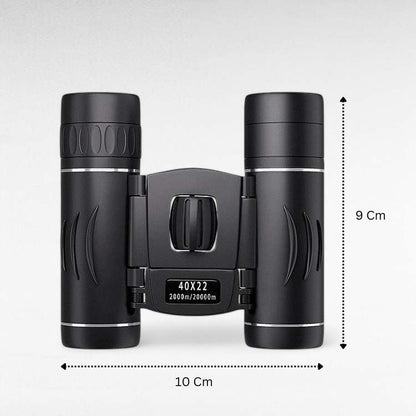 Jumelles Compactes 40x22 HD Longue Portée pour Observation des Oiseaux, Pliables et Légères