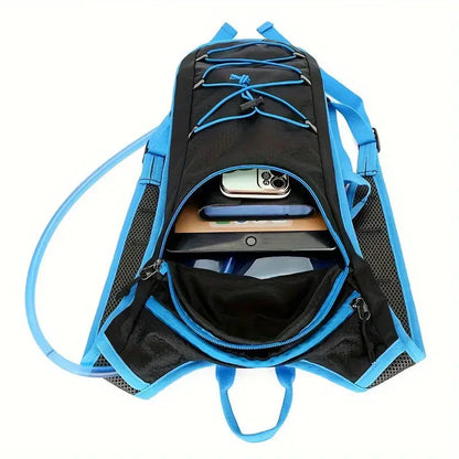 Sac à Dos d'Hydratation Vélo en Nylon Léger 215 g, Dos Ventilé et Bandes Réfléchissantes