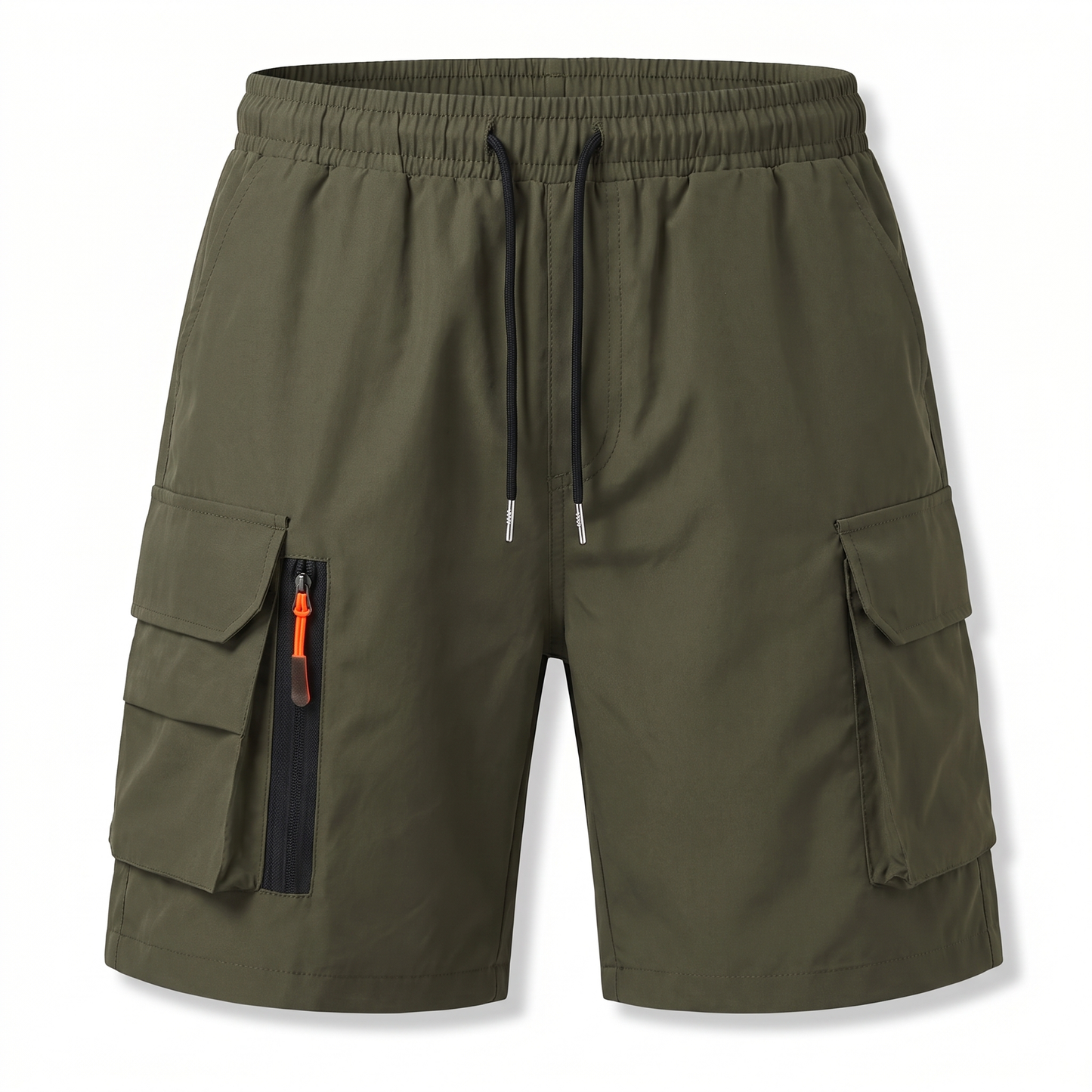 Men's Lightweight Cargo Shorts with Zipped Pockets
