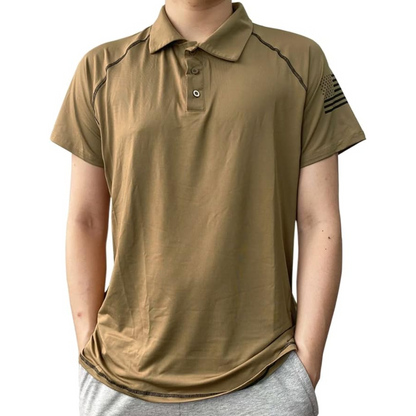 Polo Outdoor Homme Respirant et à Séchage Rapide pour Randonnée et Sport