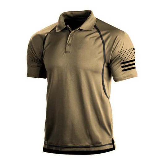 Polo Outdoor Homme Respirant et à Séchage Rapide pour Randonnée et Sport