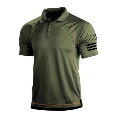 Polo Outdoor Homme Respirant et à Séchage Rapide pour Randonnée et Sport