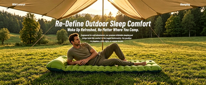 Ultra-Light Camping Sleeping Pad, Ergonomic Honeycomb Structure with Compact Cover