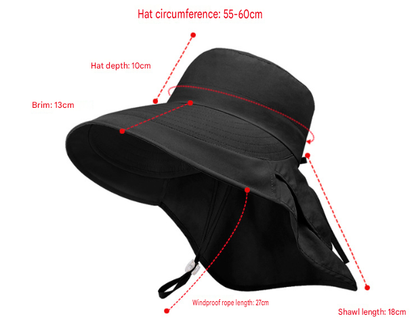 Lightweight and Breathable Women's UV Protection Hat
