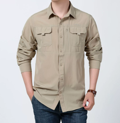 Chemise de Randonnée Homme Légère et Respirante