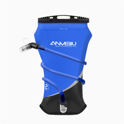 Lightweight Water-Repellent Hydration Backpack with Ventilated Back for Hiking and Cycling