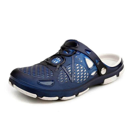 Men's Slip-On Lightweight Perforated Clogs for Beach and Waterside