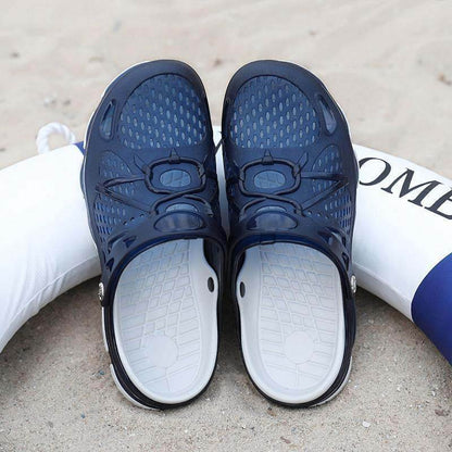 Sabots Outdoor Homme Ajourés et Légers à Enfiler pour Plage et Bord de l'Eau