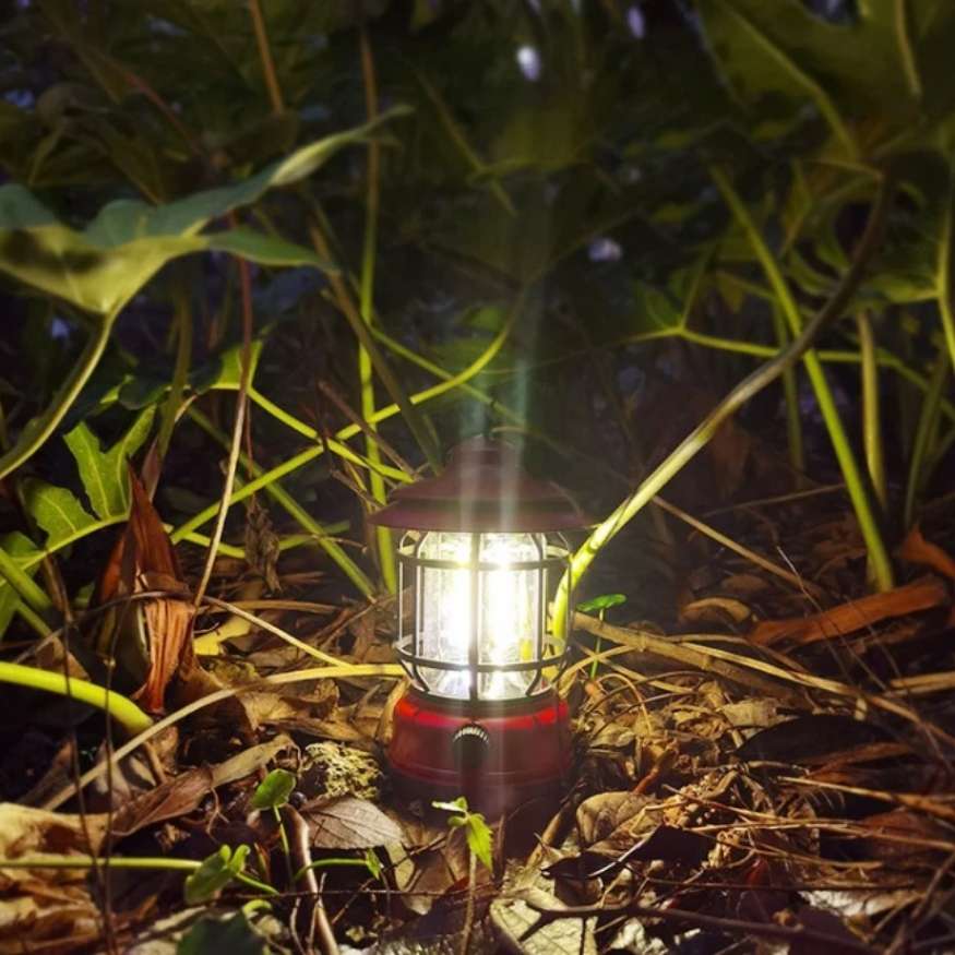 Rechargeable Vintage Style Dimmable LED Camping Lantern
