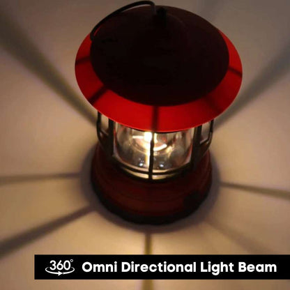 Rechargeable Vintage Style Dimmable LED Camping Lantern