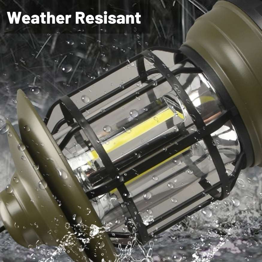 Rechargeable Vintage Style Dimmable LED Camping Lantern