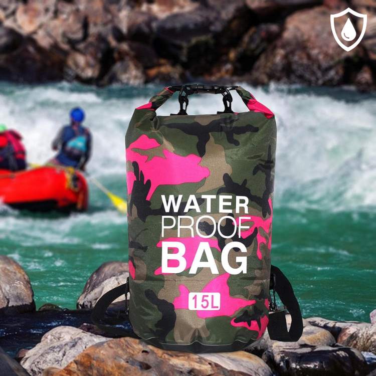Sac Étanche Roll-Top Léger pour Kayak, Camping et Sports Nautiques