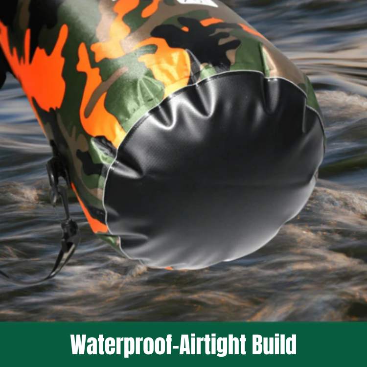 Sac Étanche Roll-Top Léger pour Kayak, Camping et Sports Nautiques