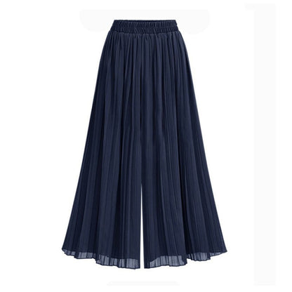 Élise Fluid and Elegant Pleated Palazzo Pants